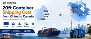20ft Container Shipping Cost from China to Canada