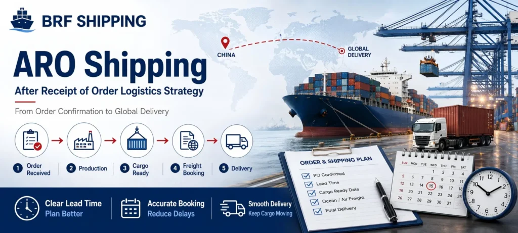 ARO Shipping After Receipt of Order Logistics Guide