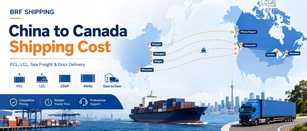 China to Canada Shipping Cost