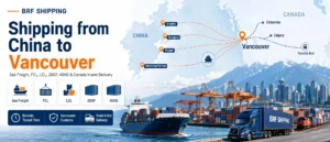 Shipping from China to Vancouver