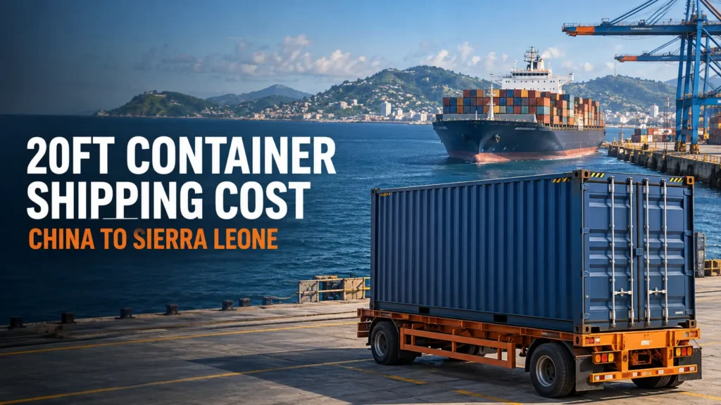 20ft container shipping cost from China to Sierra Leone