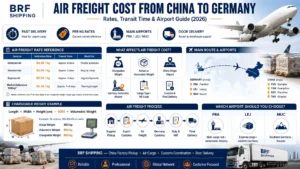 Air Freight Cost from China to Germany Rates, Transit Time & Airport Guide