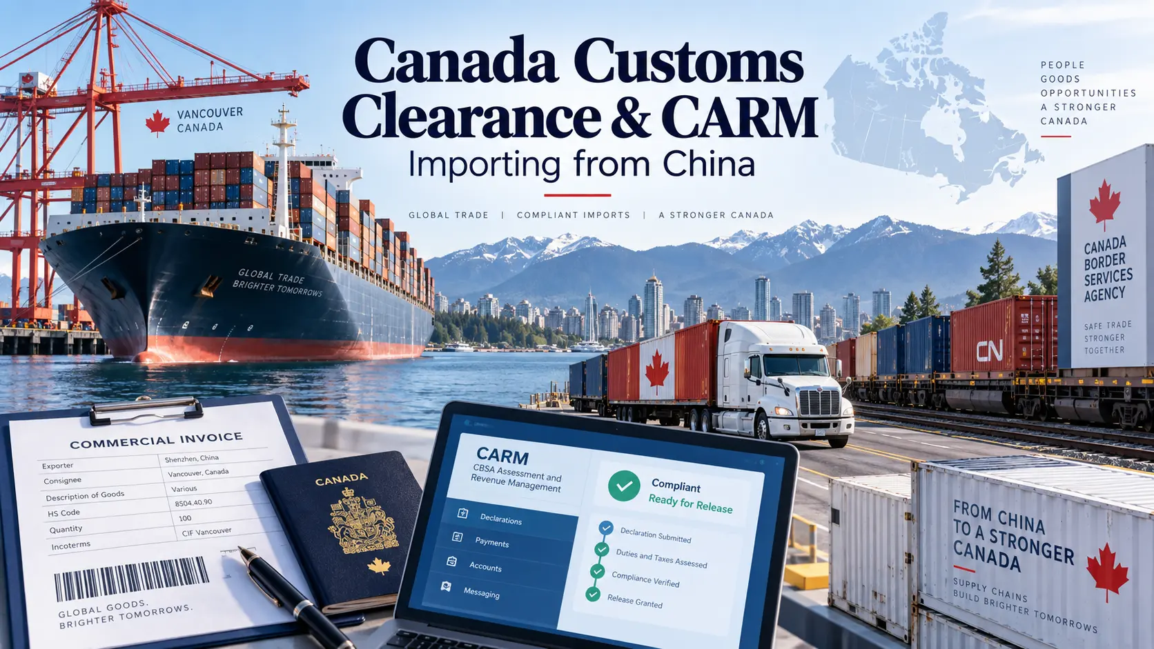 Canada Customs Clearance from China CARM, Import Duty & Importer Requirements 2026