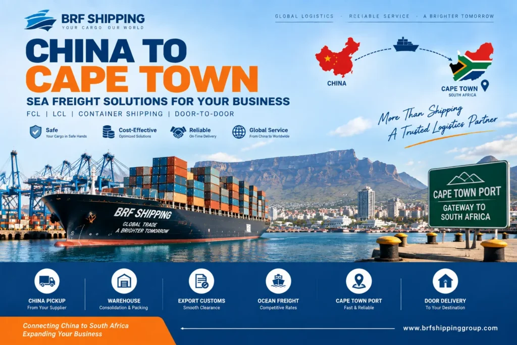 China to Cape Town Shipping