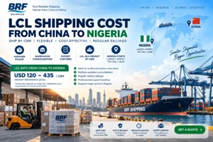 LCL Shipping Cost from China to Nigeria