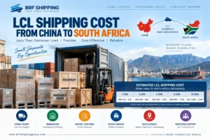 LCL Shipping Cost from China to South Africa