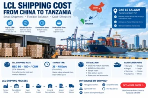 LCL Shipping Cost from China to Tanzania