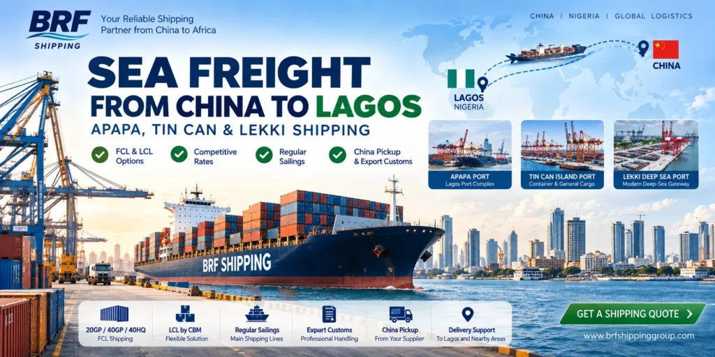 Sea Freight from China to Lagos