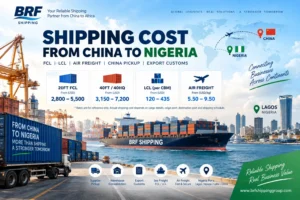 Shipping Cost from China to Nigeria