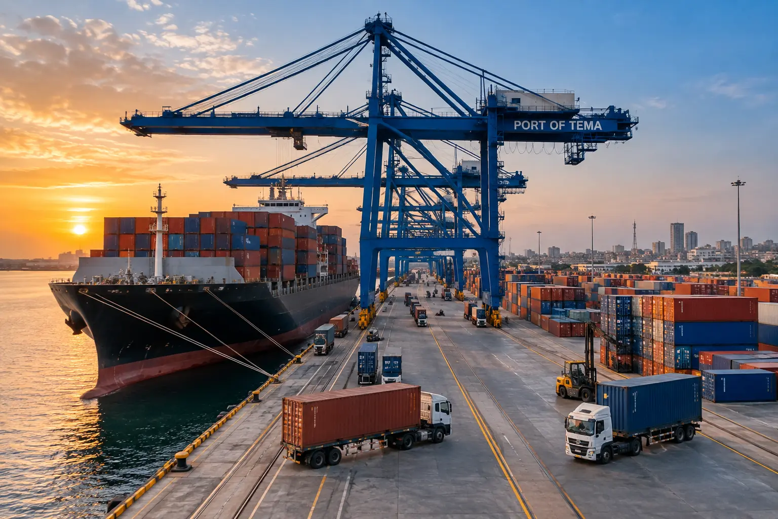 shipping cost from China to Ghana
