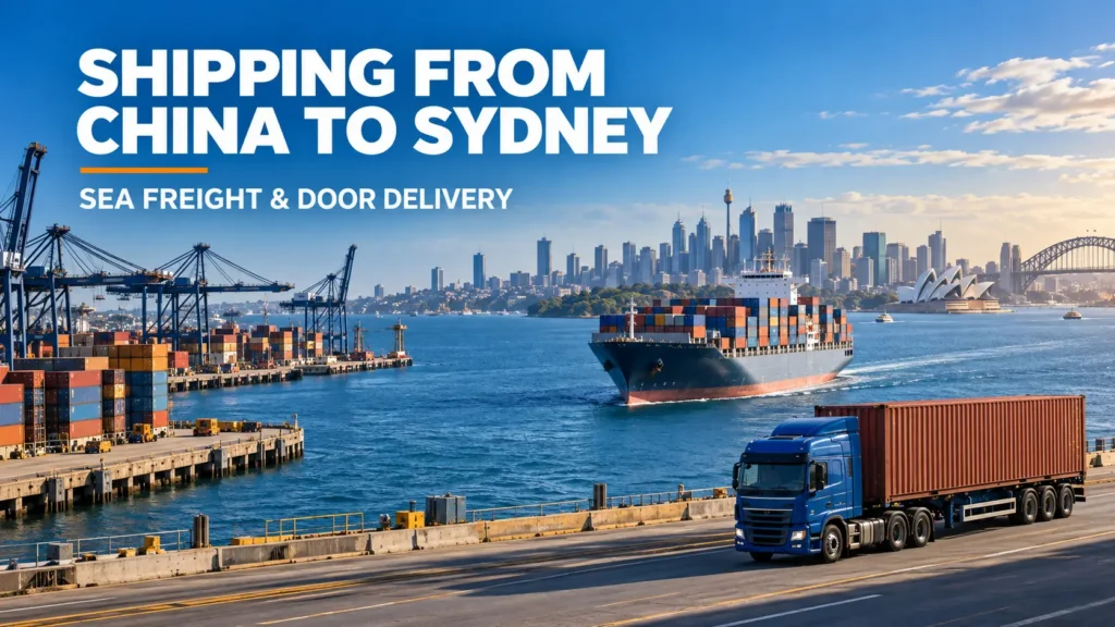 Shipping from China to Sydney