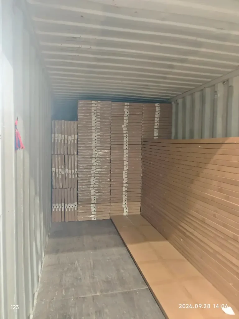 EXW acoustic panel shipment from a Zibo factory via Qingdao Port to Brisbane